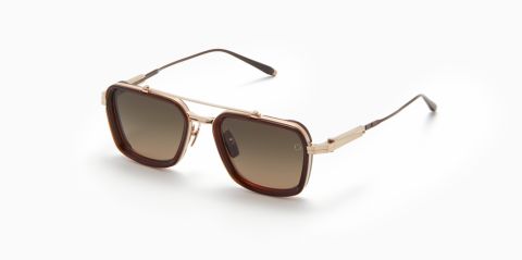 AKN-7630449200834 С/з очки SOLIS White Gold-Dark Brown Crs