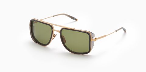 AKN-7630449201466 С/з очки STARGAZER Gold-Dark Gry Crystal